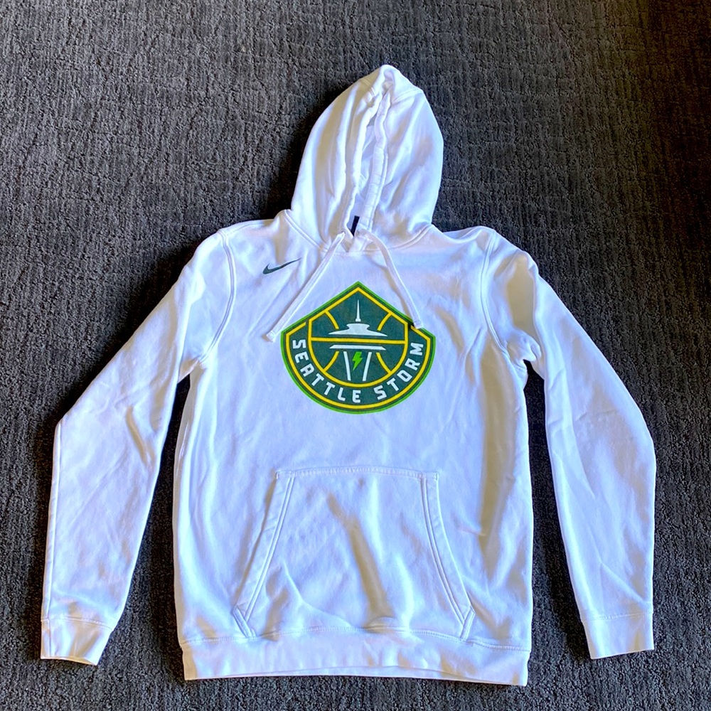 Nike - Seattle Storm White Hooded Sweatshirt